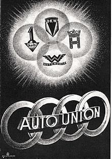 Plakat von Mundorf zur Fusion 1932.